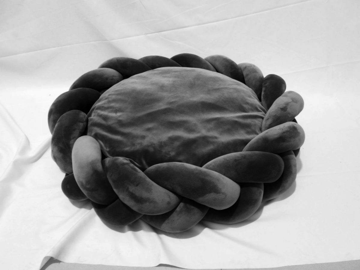 Pet kennel Fried Dough Twists round universal mat detachable cat kennel dog kennel