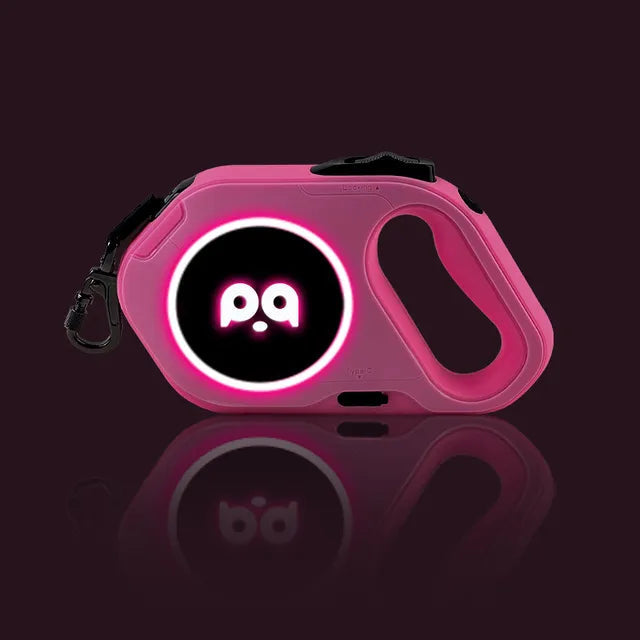 Automatic Retractable Leash LED Luminous Light Straps Small Medium Dog Walking Running