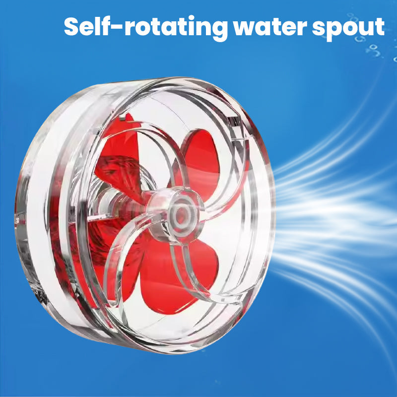4-Blade Auto-Rotating Fan Kit for Fish Tank Outlet - Accessories, Aquarium Filter Screen