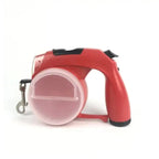 5 In 1 Multifunctional Dog Waterproof Automatic Led Retractable Leash with Poop Bag