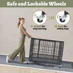 37" Stackable Heavy Duty Dog Kennel 371D04
