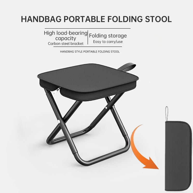Portable Ultralight Camping Picnic Chair - Fishing Stool and Travel Seat with Tool Holder