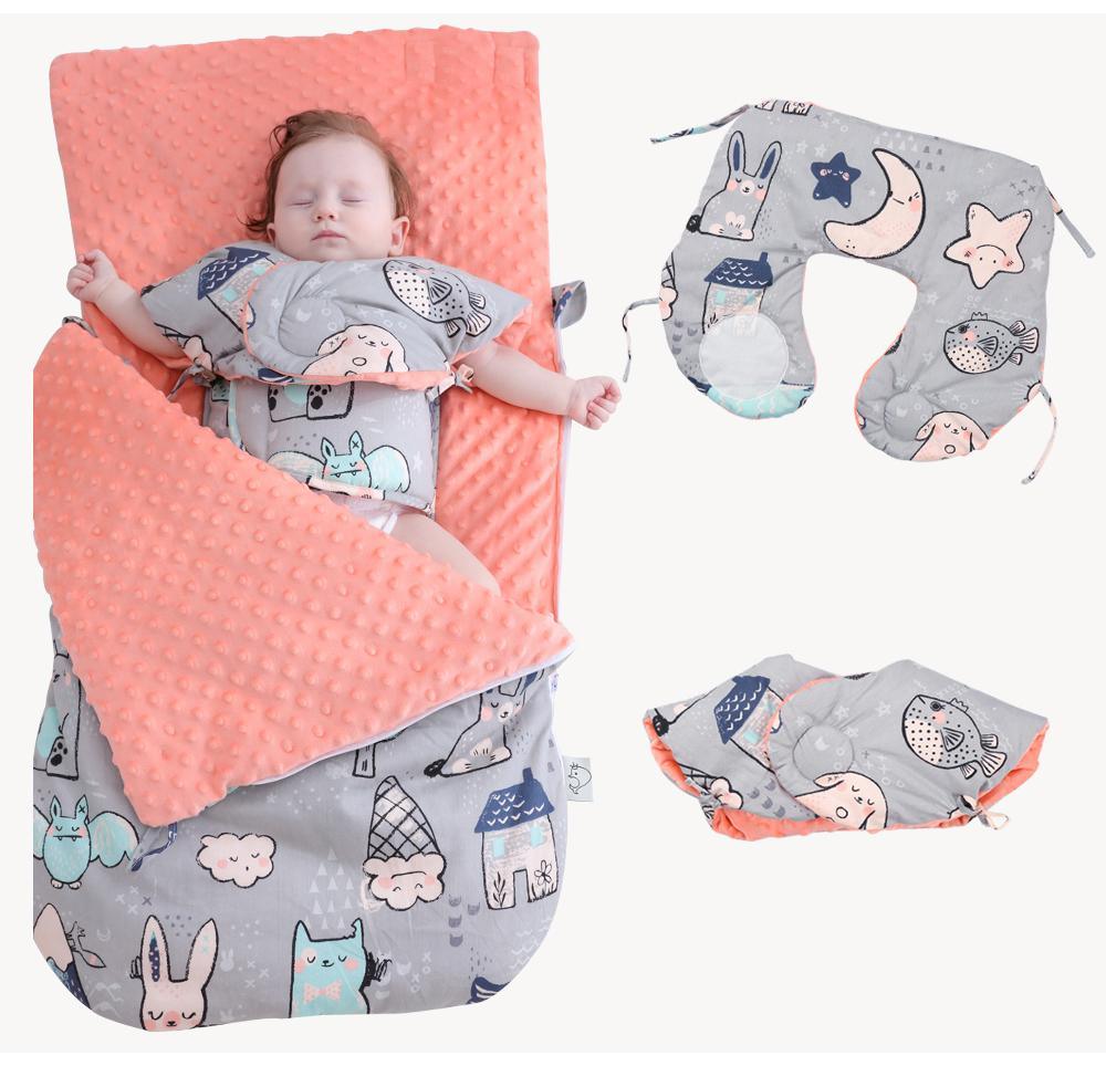 Newborn Baby Cocoon Model Sleeping Bag Infant Boy Girl, Swaddle Blanket For Baby Kids