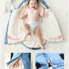 Newborn Warm Baby Sleeping Bag For Stroller Thickening Dual-use  For Baby Kids
