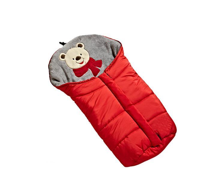 Newborn Warm Baby Sleeping Bag For Stroller Thickening Dual-use  For Baby Kids