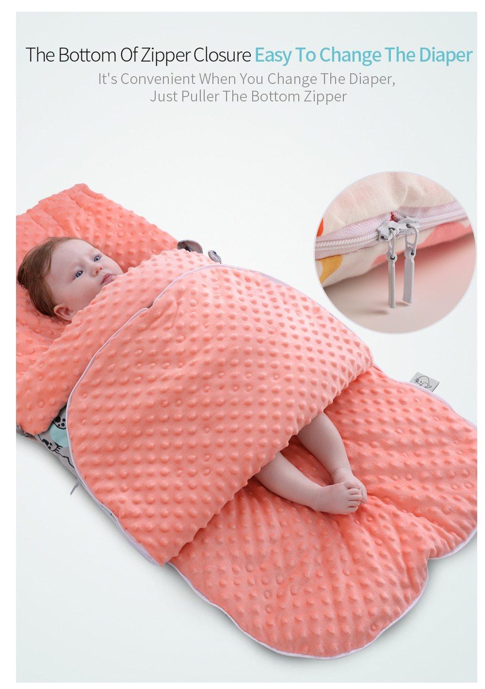 Newborn Baby Cocoon Model Sleeping Bag Infant Boy Girl, Swaddle Blanket For Baby Kids