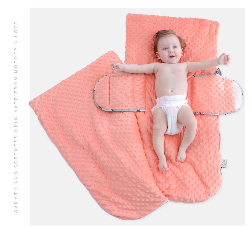 Newborn Baby Cocoon Model Sleeping Bag Infant Boy Girl, Swaddle Blanket For Baby Kids