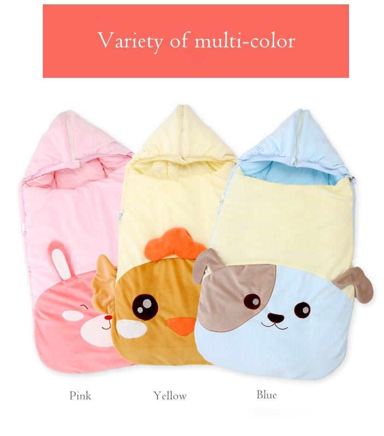 Newborn Sleeping Bag Baby Stroller  Blankets Warm Infant Sleep Sack Envelope blanket