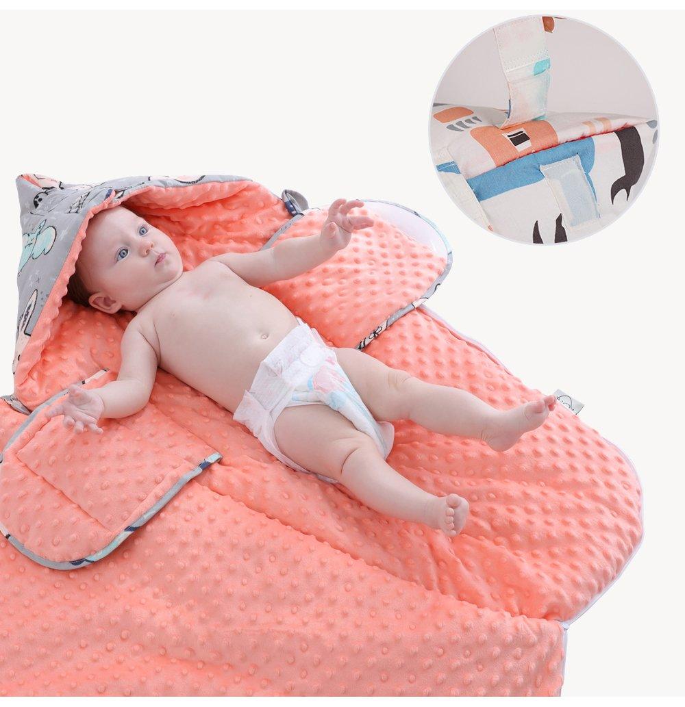 Newborn Baby Cocoon Model Sleeping Bag Infant Boy Girl, Swaddle Blanket For Baby Kids