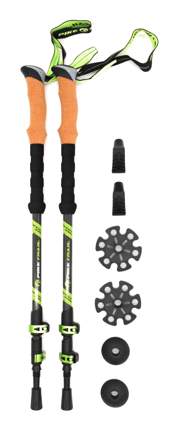Pike Trail Carbon Fiber Trekking Poles Lightweight, Adjustable Hiking for Every Adventure