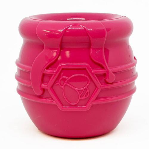 Honey Pot Dog eCup Treat Dispenser | Durable PUP-X Rubber Enrichment Toy