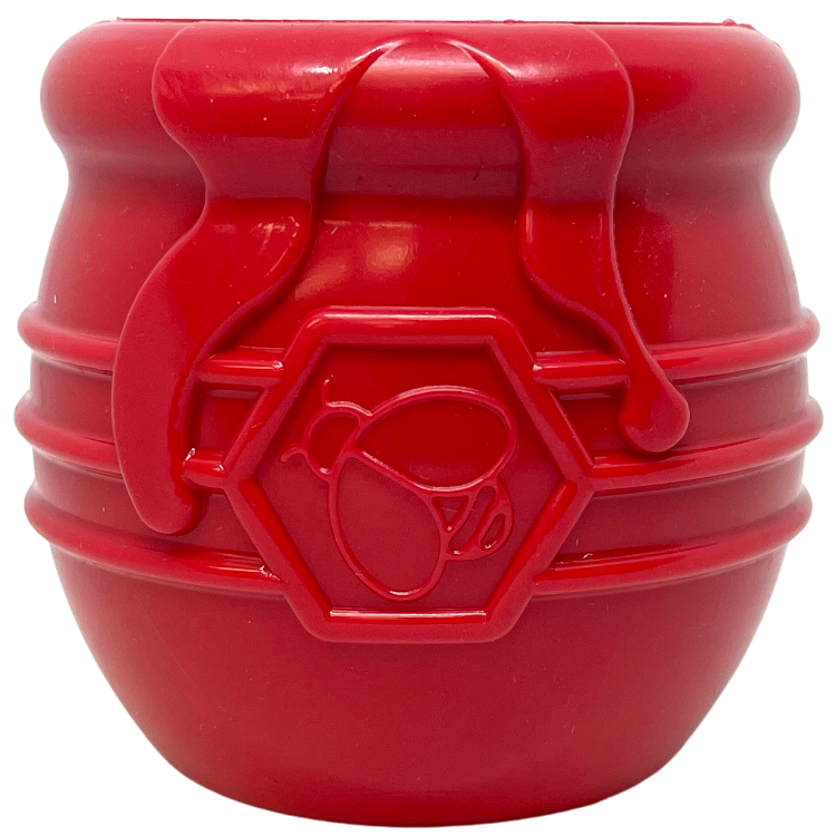Honey Pot Dog eCup Treat Dispenser | Durable PUP-X Rubber Enrichment Toy