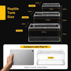 Reptile PC Terrarium Starter Kit Enclosure for Spiders, Geckos & Insects