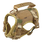 Tactical Puppy Harness Leash Set – Adjustable Military-Style Vest for Small Dogs & Cats