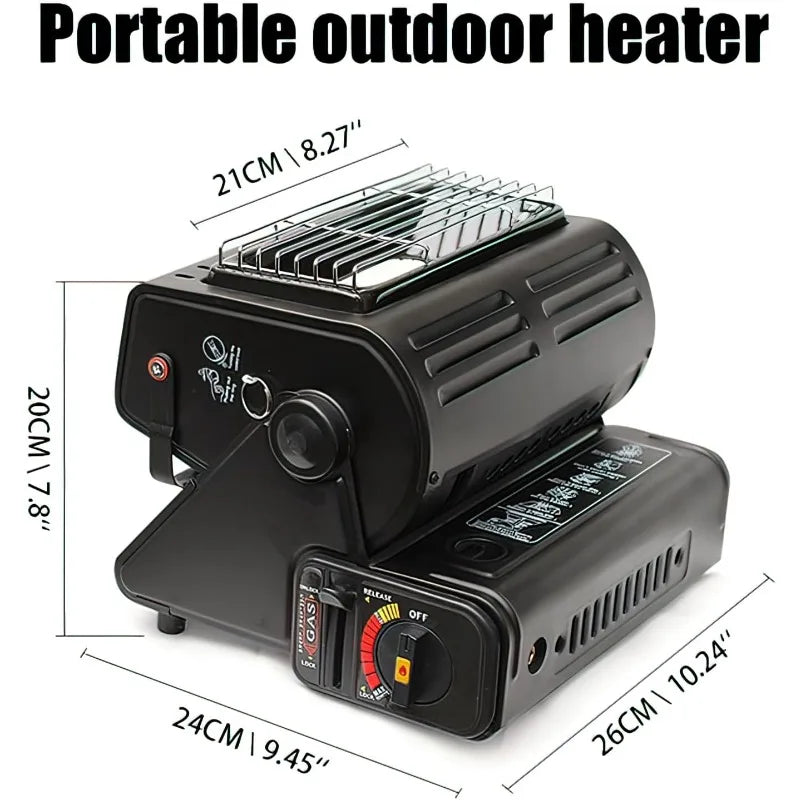 Multifunctional Gas Camping Stove Outdoor Heater For Hiking Fishing Emergency Heating