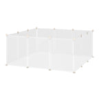 Small Animal Pet Playpen, 12 Panels, 18" x 14"