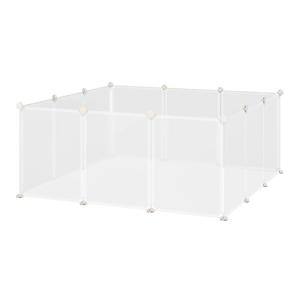 Small Animal Pet Playpen, 12 Panels, 18" x 14"