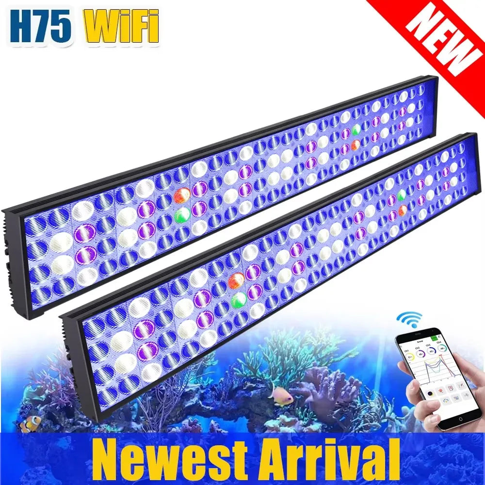 Full Spectrum LED Marine Aquarium Lamp For 60-240cm Led Fish Tank Lights