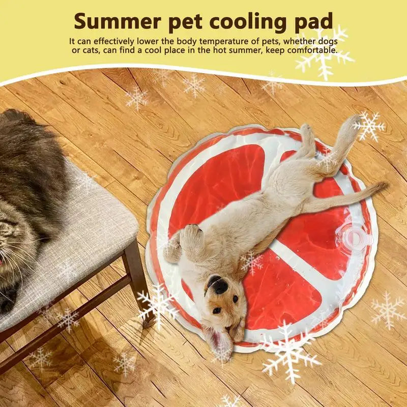 Cooling Mat For Dogs Fruit Pattern Sleeping Mattress For Dogs