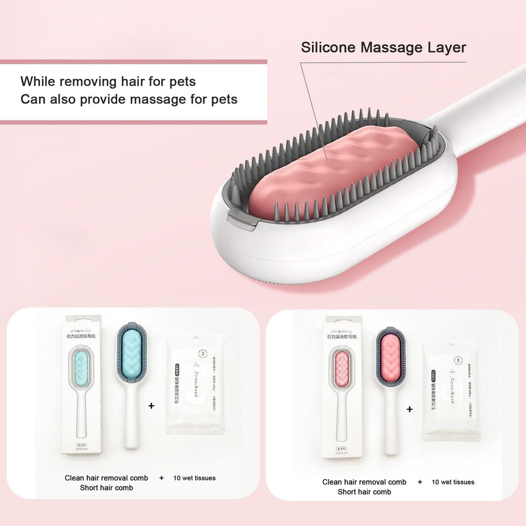 Cat Cleaning Comb Professional Brush for Dog or Cat Removes Loose Hair Eliminate Tangles