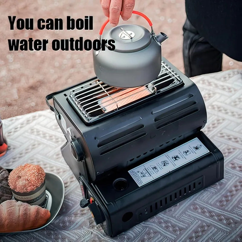 Multifunctional Gas Camping Stove Outdoor Heater For Hiking Fishing Emergency Heating