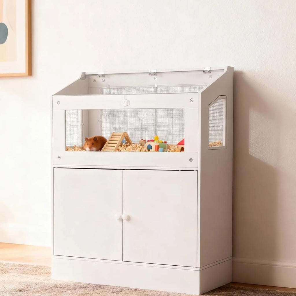 Large small pet cage, ventilated, easy to clean