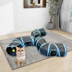 Cat Toy Tunnel Indoor Cat Hide Interactive Play Tunnel Tube