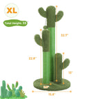 Cactus Cat Tree with Large Condo, Hammock, Dangling Ball, Cat Tower, Indoor, Cat Toys