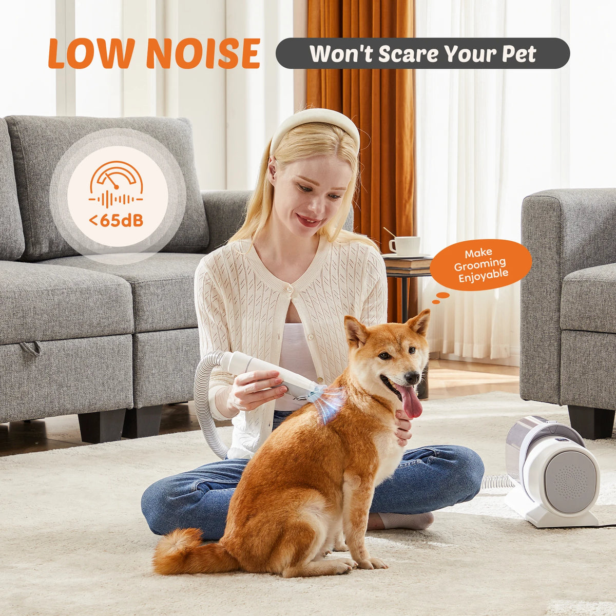 2.5L Professional Pet Grooming Vacuum