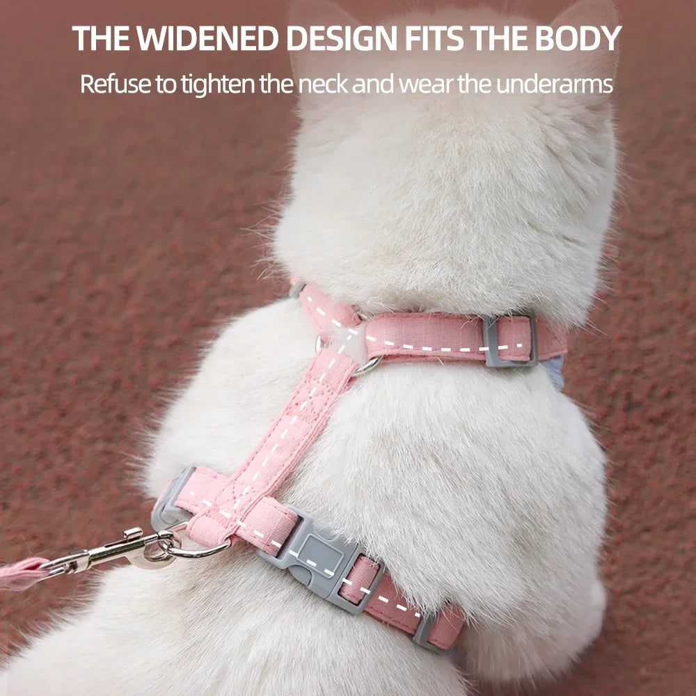 Outdoor Walking Supplies Fashion Pet Leash Small Dogs Cats Breathable Durable Harnesses
