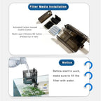 Glass Betta Aquarium Starter Kits 1.5 Gallon with LED Light
