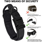 Heavy-Duty Military Tactical Dog Collar & Leash Set | Adjustable Training Collar for All Dogs