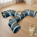 Cat Toy Tunnel Indoor Cat Hide Interactive Play Tunnel Tube