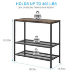 20-29 Gallon Fish Tank Stand, 3-Tier Adjustable Stand, Reptile Breeder Turtle Terrarium