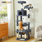 Large Cat Tree and Tower for Indoor Cats With Scratching Posts