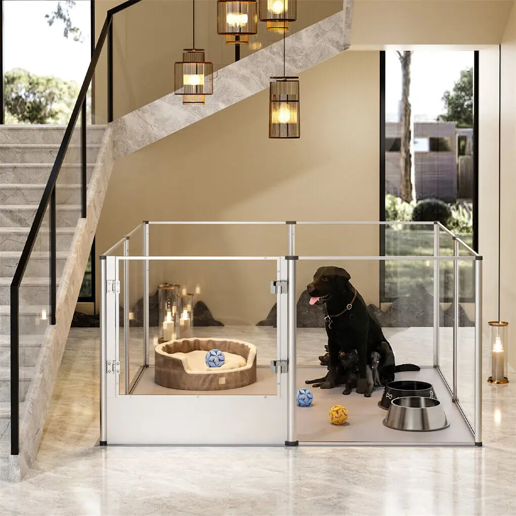 Unique Clear Acrylic Dog Whelping Pen