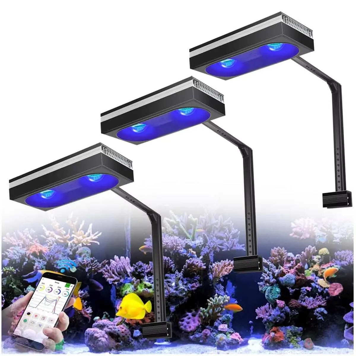 WiFi Led Aquarium Reef Light Professional Full Spectrum Lamp