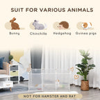 Small Animal Pet Playpen, 12 Panels, 18" x 14"