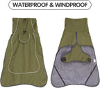 Winter Clothes for Dogs Adjustable Clothes with Harness for Small Medium Large Dog