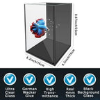 Glass Betta Aquarium Starter Kits 1.5 Gallon with LED Light