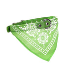 Adjustable PU Dog Cat Collar w/ Detachable Scarf AccessoriesSmall Medium Dogs and Cats