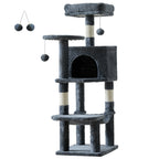 44In Cat Tree Tall Multi-Cat Climbing Tower for Indoor Cat