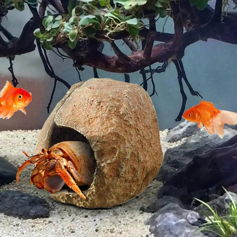 Magnetic Reptile Hide Cave Simulated Rock Appearance