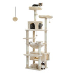 Large Cat Tree and Tower for Indoor Cats With Scratching Posts