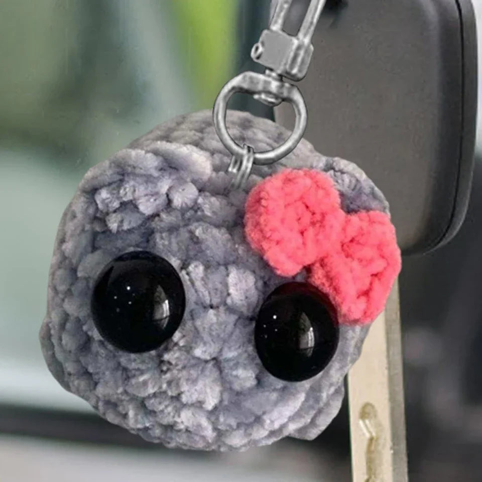 Sad Hamster Violin Song Plush Keychain Bag Charm Cute 2024 Key Ring Accessories Gift