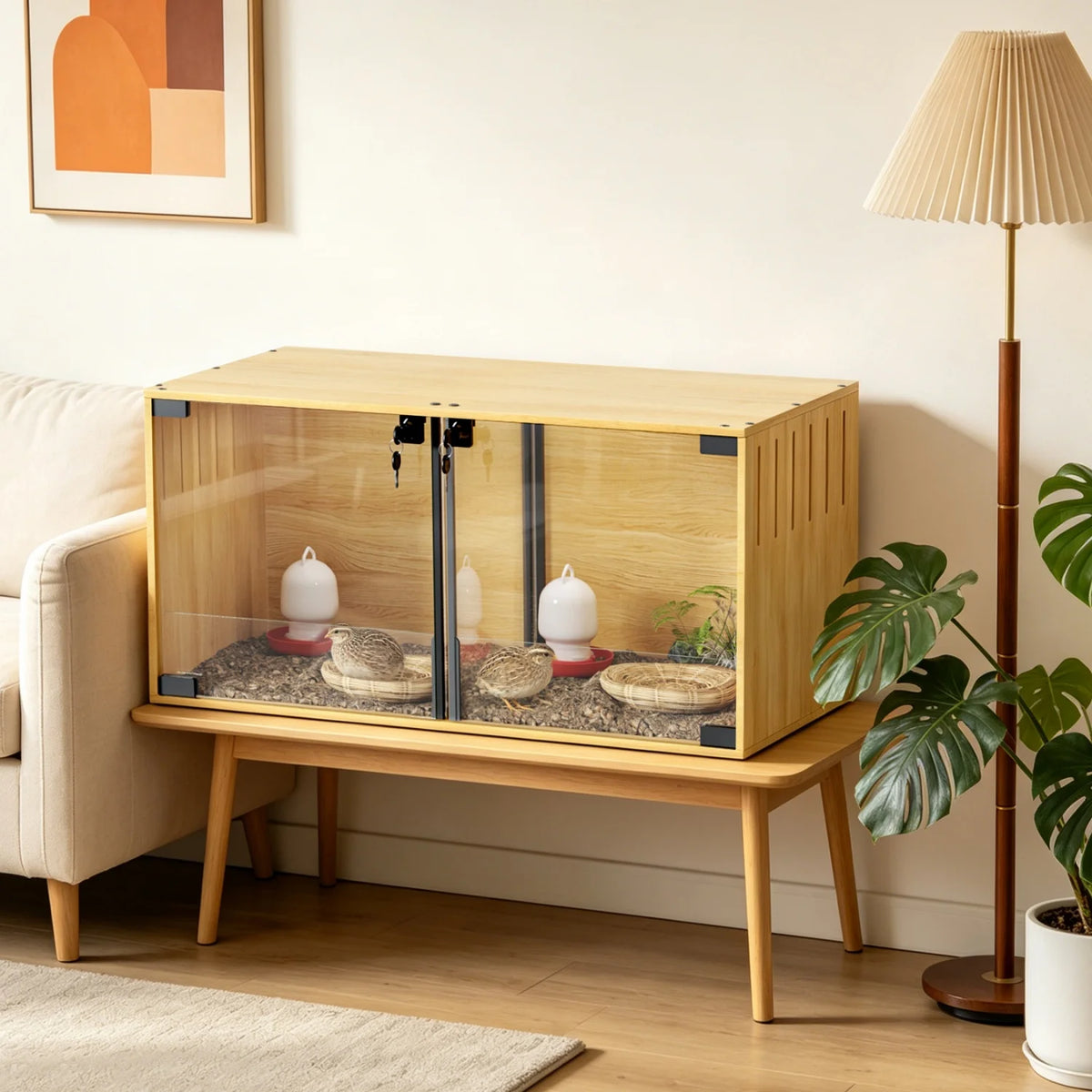 Wooden Chew-proof Small Animals Cage