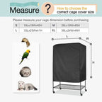 Bird Cage Cover Washable Good Night Bird Cage for Parrot