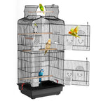 Open Top Large Parrot Bird Cage Hanging Bird Cage