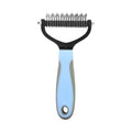 Cat Hair Removal Comb Dog Hair Removal Stainless Steel Double Sided Pet Grooming Brush
