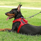 Service Dog Harness Leash Set w/ 1pc Folding Bowl Reflective  Dog Soft Oxford For Small Dog